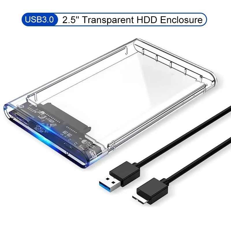 Portable Ssd Enclosure - Caixa de Armazenamento Externa Transparente USB
