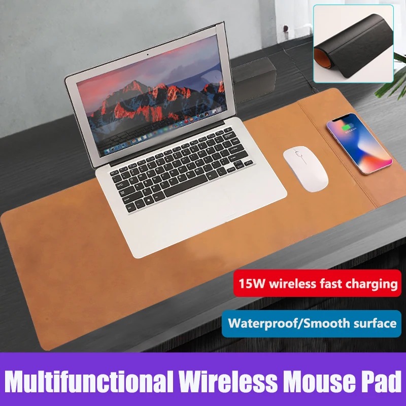 Mouse Charging Pad - Mouse Pad Gamer Grande com Carregamento