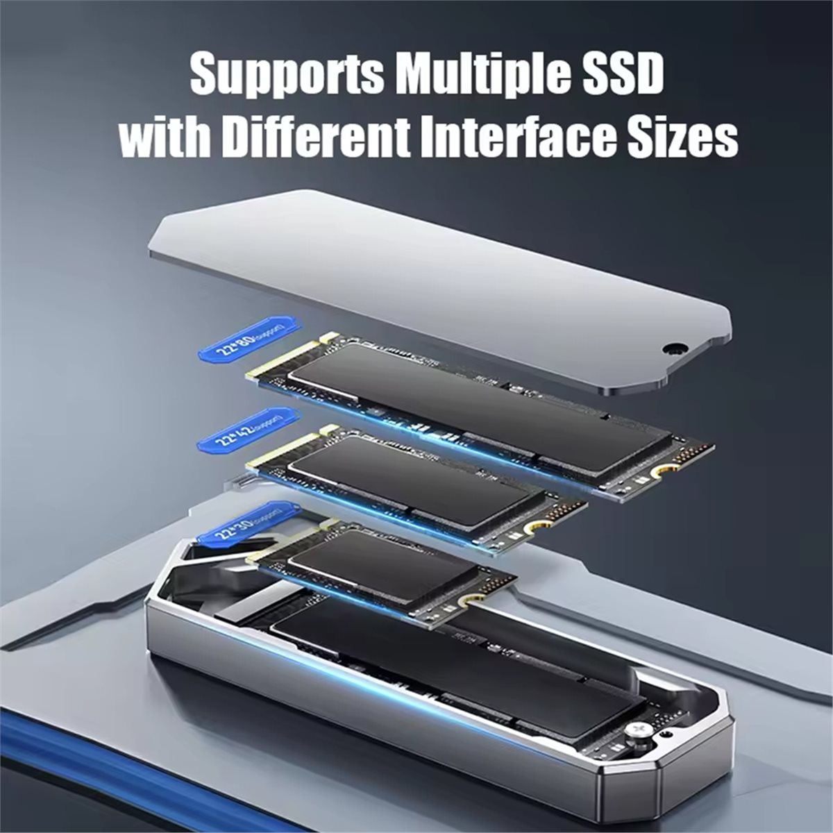 Portable Ssd Enclosure - Adaptador de Caixa Externa para SSD