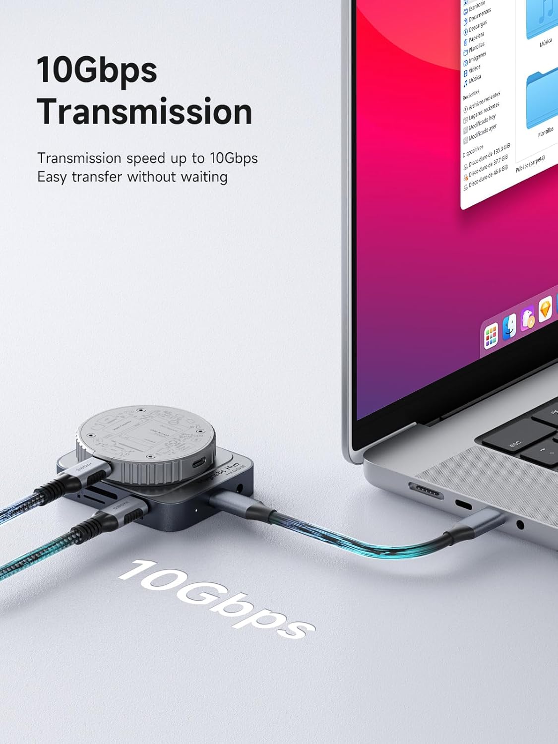 Hub magnético USB C com Magsaf - Portable Ssd Enclosure avaliação e preço