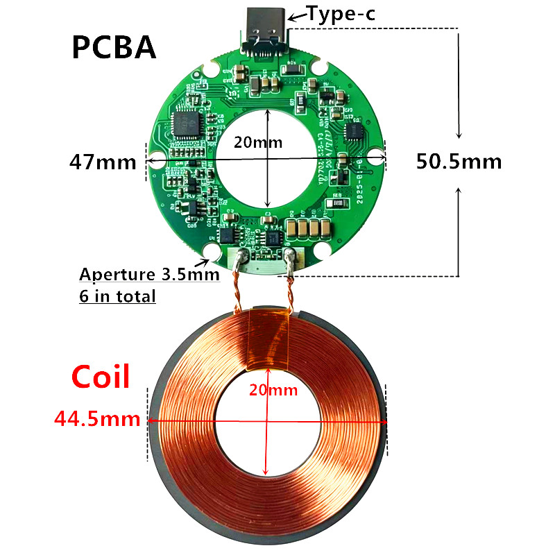 Módulo LED Circular com Efeito - Mouse Charging Pad avaliação e preço