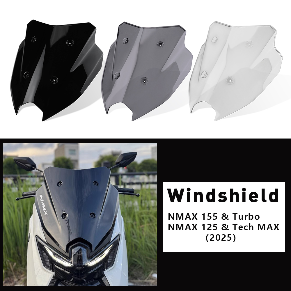 Novo pára-brisa nmax 125 para  - Nmax Tech Max Accessories avaliação e preço