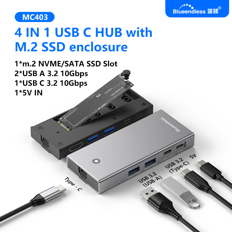 Estação de Docagem Blueendless - Portable Ssd Enclosure avaliação e preço
